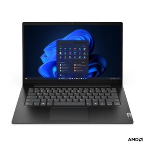 Lenovo V15 G4 AMN Laptop, 15.6 Inch Full HD 1080p Screen, AMD Ryzen 5 7520U, 8GB LPDDR5 RAM, 512GB SSD, AMD Radeon 610M Graphics, Windows 11 Home, Includes 2 Year warranty Upgrade
