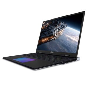 MSI Titan 18 HX A2WJ-1072UK Intel Core Ultra 9 290HX Plus Laptop 45.7 Cm (18) UHD+ 64 GB DDR5-SDRAM 2 TB SSD NVIDIA GeForce RTX 5090 Wi-Fi 7 (802.11be) Windows 11 Home Black"