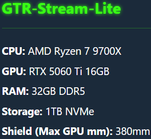 GTR-Stream-Lite
